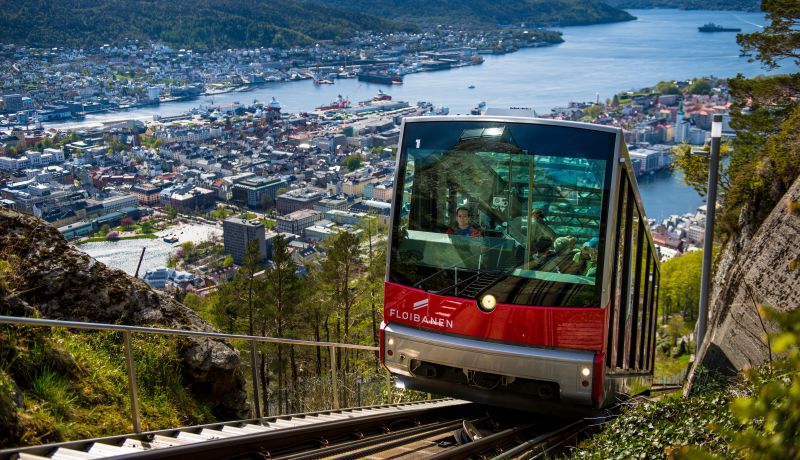 Fløibanen in Bergen
